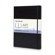 Moleskine Art Collection Watercolor Album, Black Cover, 5 x 8.25, 111 lb Text Paper Stock, 48 Sheets (931939)