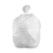 Heritage Linear Low-Density Can Liners, 35 gal, 1.4 mil, 33" x 45", White, Flat Pack, 200/Carton (HERH32W)