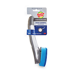 Scotch-Brite Advanced Soap Control Non-Scratch Dishwand, 4 x 11.25, Blue (MMM451U4)