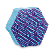 Scotch-Brite Advanced Scrub Dots Non-Scratch Scrub Sponges, 3.2 x 3.7, 1" Thick, Light Blue/Purple, 2/Pack (MMMSDA2)