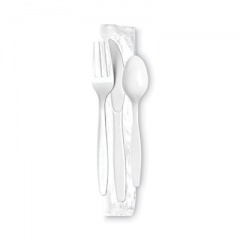 Dixie Heavyweight Polystyrene Cutlery, Fork/Knife/Spoon, Champagne, 250/Carton (CH16C7)