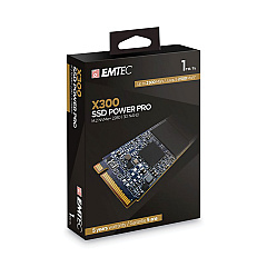 Emtec X300 Power Pro Internal Solid State Drive, 1 TB, PCIe (EMCECSSD1TX300)