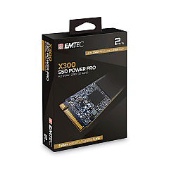 Emtec X300 Power Pro Internal Solid State Drive, 2 TB, PCIe (EMCECSSD2TX300)