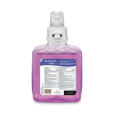 Brighton Professional BP8 Foam Hand Soap Refill, Fruity, 1,200 mL, 2/Carton (GOJ51954)