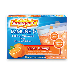 Emergen-C Immune+ Formula, 0.33 oz, Super Orange, 30 Packets (PFYF85898100042)