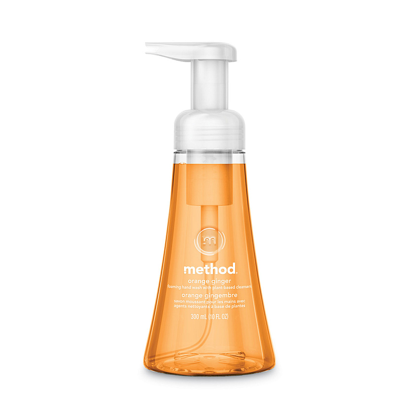 Method Foaming Hand Wash, Orange Ginger Scent, 10 oz, 6/Carton (MTH01474)