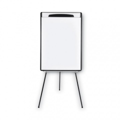 MasterVision Magnetic Gold Ultra Dry Erase Tripod Easel with Extension Arms, 32" to 72", Black/Silver (EA23062119)