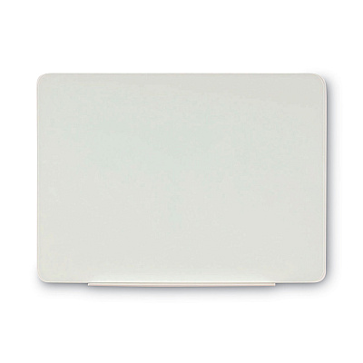 MasterVision Magnetic Glass Dry Erase Board, 36 x 24, Opaque White Surface (BVCGL070101)