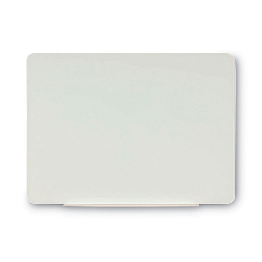 MasterVision Magnetic Glass Dry Erase Board, 36 x 24, Opaque White Surface (BVCGL070101)