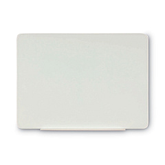 MasterVision Magnetic Glass Dry Erase Board, 48 x 36, Opaque White Surface (BVCGL080101)