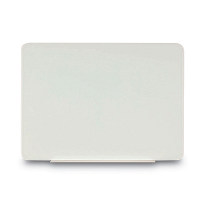 MasterVision Magnetic Glass Dry Erase Board, 60 x 48, Opaque White Surface (BVCGL110101)