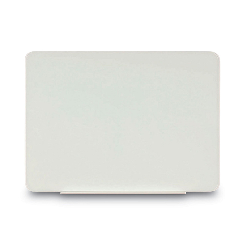 MasterVision Magnetic Glass Dry Erase Board, 60 x 48, Opaque White Surface (BVCGL110101)