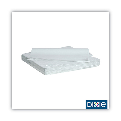 Dixie All-Purpose Food Wrap, Dry Wax Paper, 15 x 16, White, 1,000 Sheets/Pack, 3 Packs/Carton (DXEGRC1516)