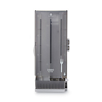 Dixie SmartStock Utensil Dispenser, Forks, 10 x 8.78 x 24.75, Smoke (DXESSFPD120)