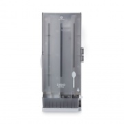 Dixie SmartStock Utensil Dispenser, Spoons, 10 x 8.78 x 24.75, Smoke (SSSPD120)