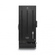 Dixie SmartStock Utensil Dispenser, Spoons, 10 x 8.75 x 24.75, Translucent Black (SSSD120)
