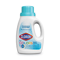 Clorox 2 Free and Clear Stain Remover and Color Booster, Unscented, 33 oz Bottle, 6/Carton (CLO30046CT)