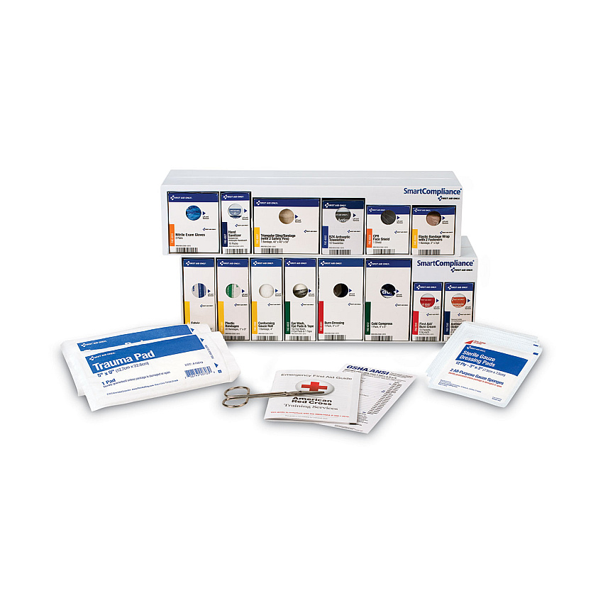 First Aid Only SmartCompliance RetroFit Grids, 109 Pieces, Plastic Case (FAO91172)