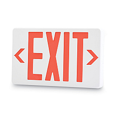 Tatco LED Exit Sign, Polycarbonate, 12.25 x 2.5 x 8.75, White (TCO07230)