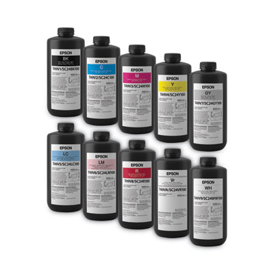 Epson T49V810 (T49V) UltraChrome UV Ink, 1,000 mL, Red