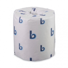 Boardwalk 2-Ply Toilet Tissue, Septic Safe, White, 156.25 ft Roll Length, 500 Sheets/Roll, 96 Rolls/Carton (6150)