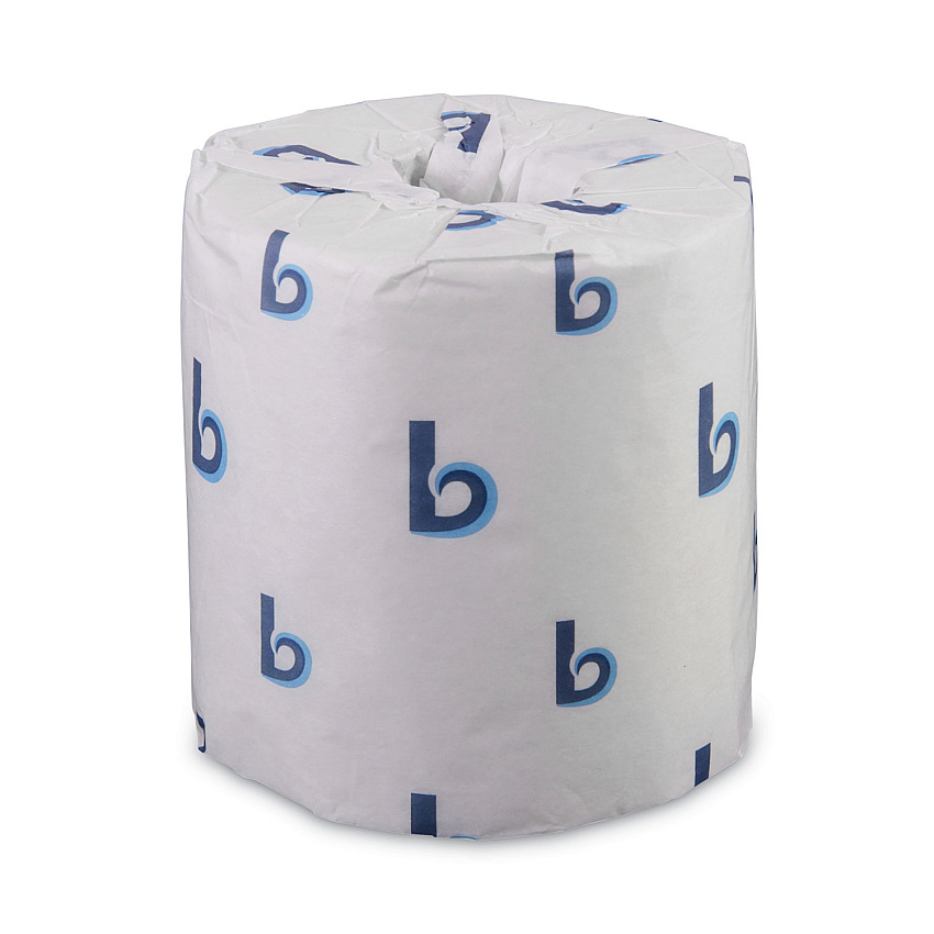 Boardwalk 2-Ply Toilet Tissue, Septic Safe, White, 156.25 ft Roll Length, 500 Sheets/Roll, 96 Rolls/Carton (BWK6150)
