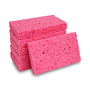 Boardwalk Small Cellulose Sponge, 3.6 x 6.5, 0.9" Thick, Pink, 2/Pack, 24 Packs/Carton (BWKCS1A)