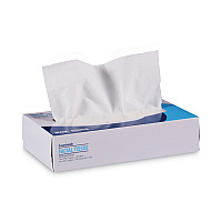 Boardwalk Office Packs Facial Tissue, 2-Ply, White, Flat Box, 100 Sheets/Box, 30 Boxes/Carton (BWK6500B)