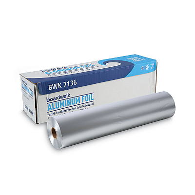 Boardwalk Heavy-Duty Aluminum Foil Roll, 87 Gauge, 18" x 1,000 ft (BWK7136)
