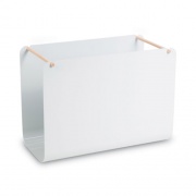 U Brands Arc Hanging File Basket, Letter Size, 14" Long, Gray, 2/Box (3546A0204)