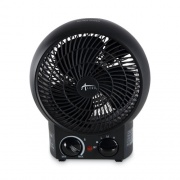 Alera Heater Fan, 1,500 W, 8.25 x 4.37 x 9.5, Black (HEFF10B)