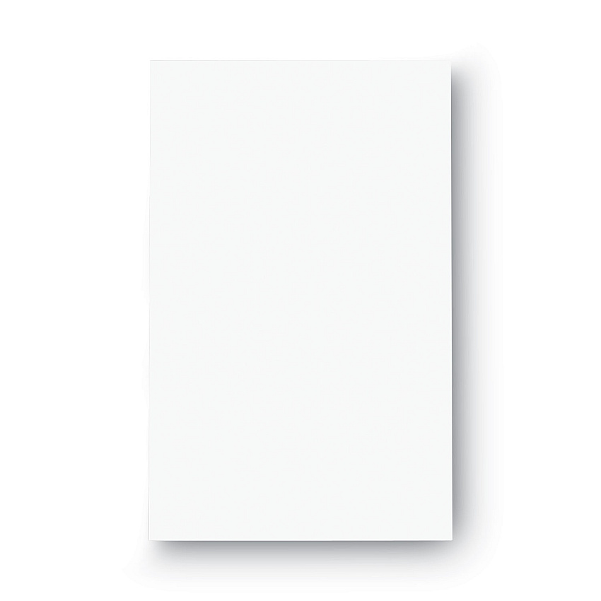 Universal Scratch Pads, Unruled, 5 x 8, White, 100 Sheets, 12/Pack (UNV35615)