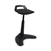 Alera AdaptivErgo Sit to Stand Perch Stool, Supports Up to 250 lb, Black (ALEAE35PSBK)