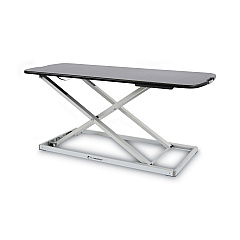 Alera AdaptivErgo Laptop Lifting Workstation, 31.25" x 12.63" x 1.38" to 16", Black/Silver (ALEAEWR7B)