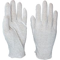 Safety Zone 100% Lisle Cotton Inspection Gloves, Women’s One Size, Medium Weight, Soft, Breathable Fit For Precision Tasks And Cleanroom Use, Natural White, 12 Pairs Per Bag, 100 Bags Per Case (GILW-WN-1P)