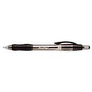 Paper Mate Profile Ballpoint Pen, Retractable, Bold 1.4 mm, Black Ink, Smoke Barrel, 4/Pack (PAP1960664)