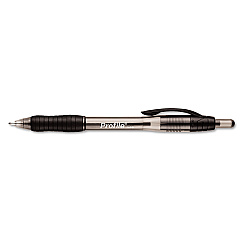 Paper Mate Profile Ballpoint Pen, Retractable, Bold 1.4 mm, Black Ink, Smoke Barrel, 4/Pack (PAP1960664)