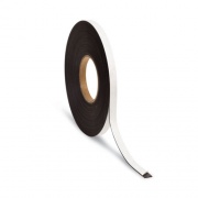 U Brands Magnetic Adhesive Tape Roll, 0.5" x 50 ft, Black (FM2321)