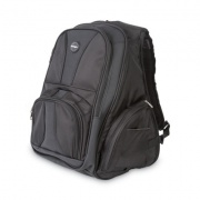 Kensington Contour Laptop Backpack, Fits Devices Up to 17", Ballistic Nylon, 15.75 x 9 x 19.5, Black (62238)