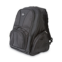 Kensington Contour Laptop Backpack, Fits Devices Up to 17", Ballistic Nylon, 15.75 x 9 x 19.5, Black (KMW62238)