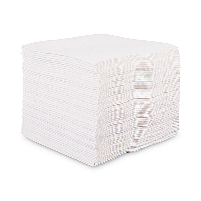 Boardwalk DRC Wipers, 12 x 13, White, 90 Bag, 12 Bags/Carton (BWKV030QPW)