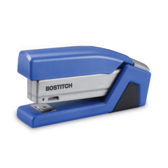 Bostitch InJoy Spring-Powered Compact Stapler, 20-Sheet Capacity, Blue (1512)