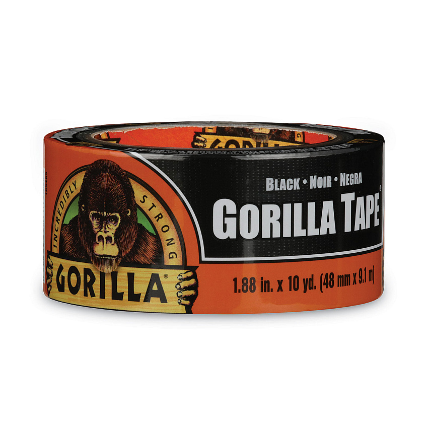 Gorilla Tape, 3" Core, 1.88" x 10 yds, Black (GOR105462)