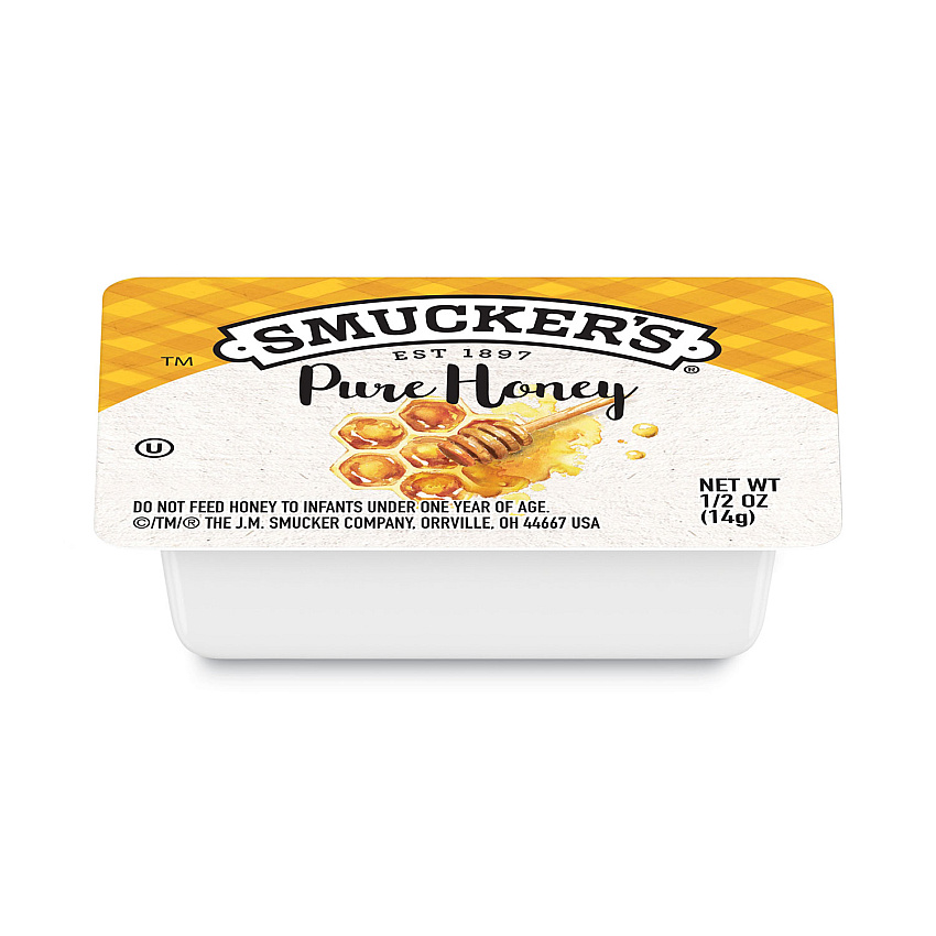 Smucker's Honey, Single Serving Packs,0.5 oz, 200/Carton (SMU763)