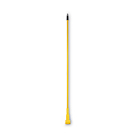 Boardwalk Plastic Jaws Mop Handle for 5 Wide Mop Heads, Aluminum, 1" dia x 60", Yellow (BWK610)