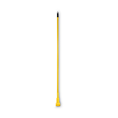 Boardwalk Plastic Jaws Mop Handle for 5 Wide Mop Heads, Aluminum, 1" dia x 60", Yellow (BWK610)
