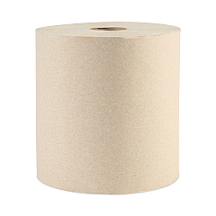 Boardwalk Green Xtra Roll Towels, 1-Ply, 8" x 800 ft, Natural, 6 Rolls/Carton (BWK32GREEN)
