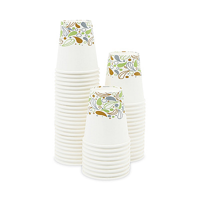 Boardwalk Deerfield Printed Paper Hot Cups, 10 oz, 50 Cups/Sleeve, 20 Sleeves/Carton (BWKDEER10HCUP)