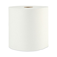 Boardwalk Xtra Roll Towels, 1-Ply, 8" x 800 ft, White, 6 Rolls/Carton (BWK35XTRA)