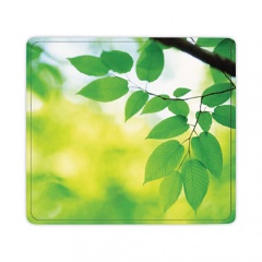 Fellowes Recycled Mouse Pad, 9 x 8, Leaves Design (5903801)
